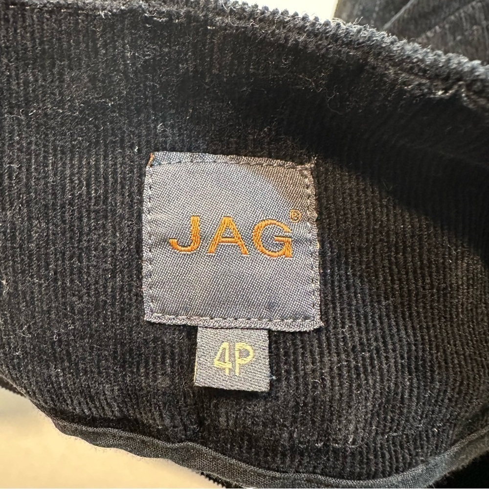 Jag Jeans Black Pants Women's Size 4P High Rise Straight Leg Trousers [B35#73] - Picture 5 of 14